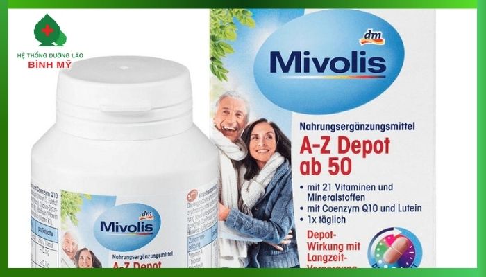 Vitamin tổng hợp cho người già của Đức - Mivolis A-Z 