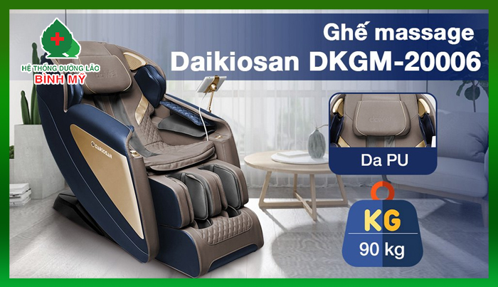 Ghế massage cho người lớn tuổi Daikio San DKGM-20006