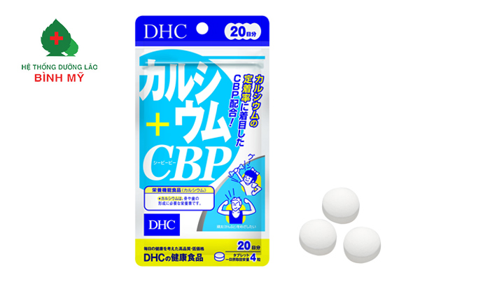 Thuốc bổ sung canxidành cho người già của Nhật DHC Calcium + CBP