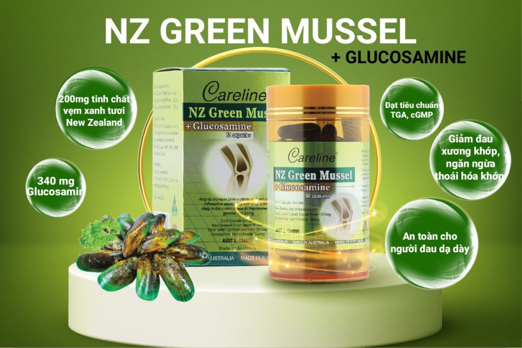 Viên xương khớp vẹm xanh NZ Green mussel