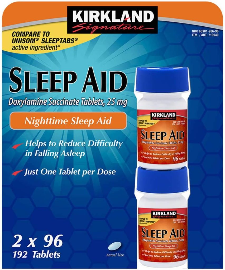 Thuốc ngủ không kê đơn thường chứa các thành phần như diphenhydramine hoặc doxylamine