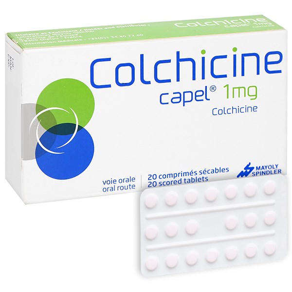 Colchicine ngăn chặn sự di chuyển và hoạt động của bạch cầu tại vùng viêm