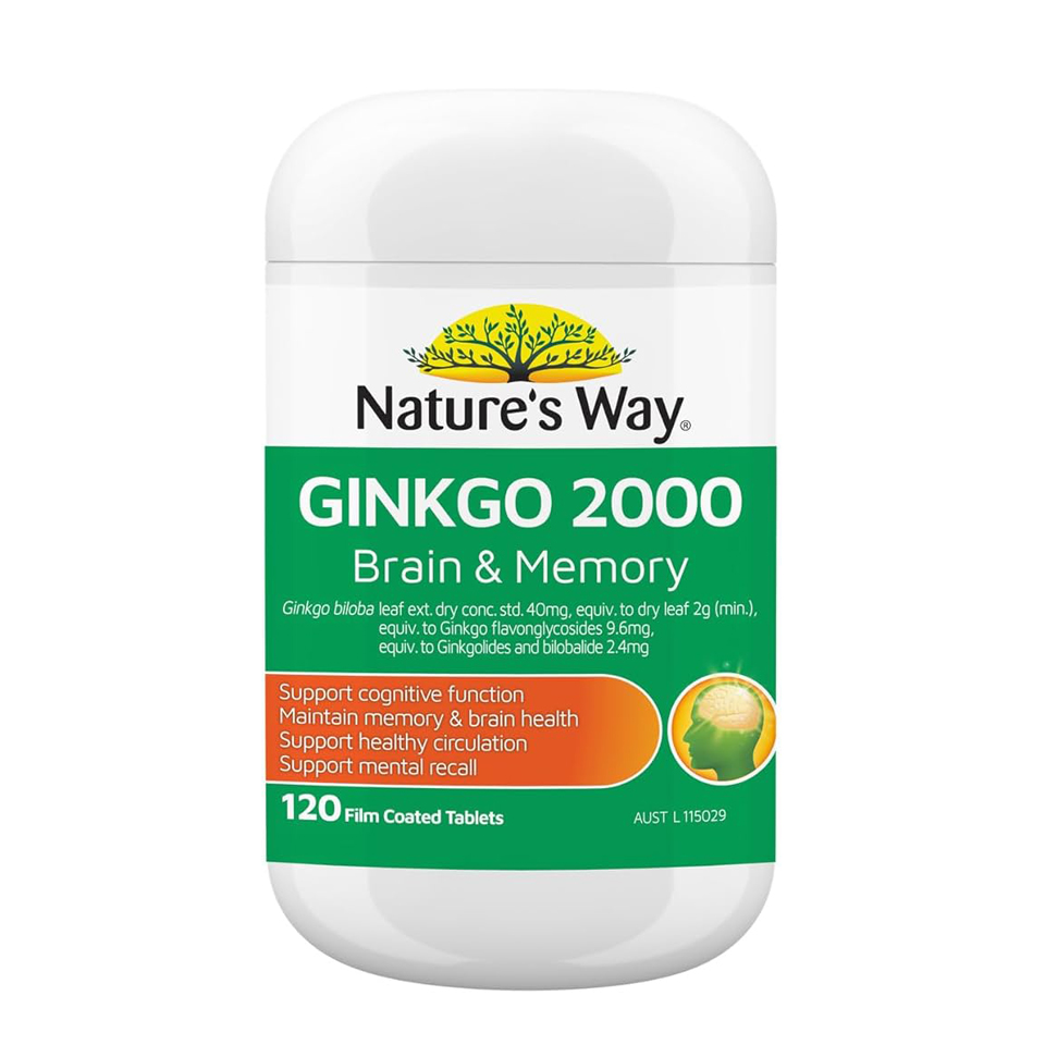 Nature’s Way Ginkgo Biloba 2000mg