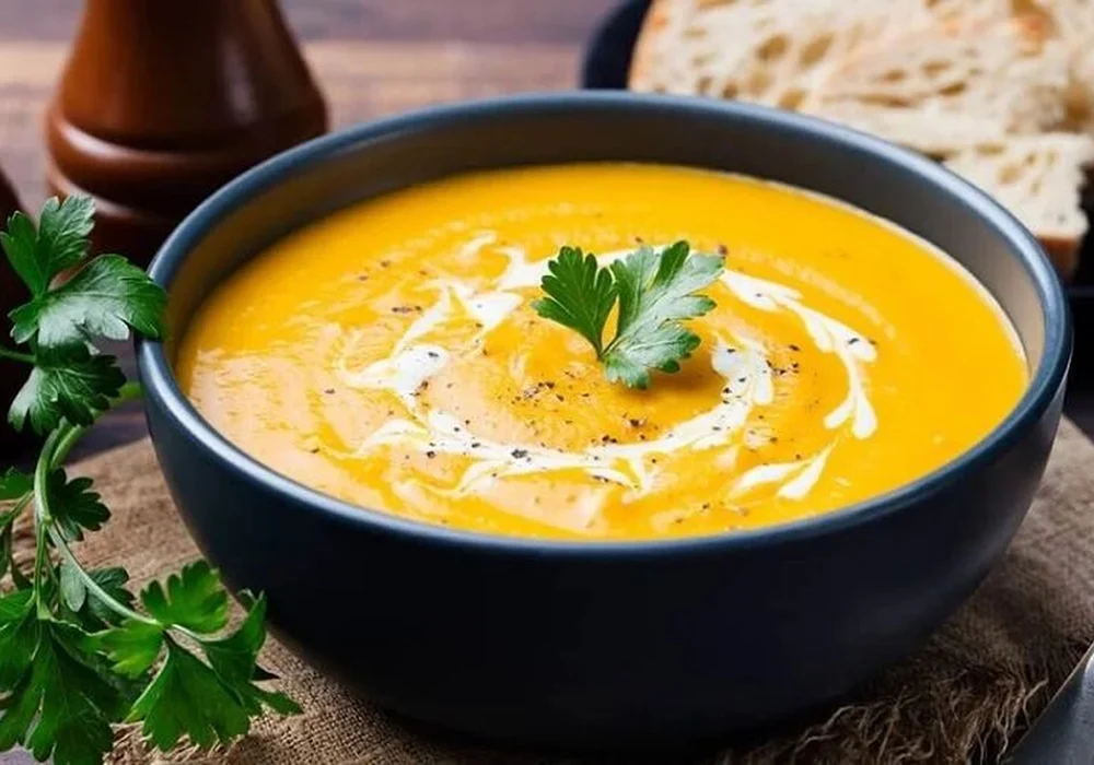 Súp bí đỏ nấu với hạt chia - lựa chọn giàu dinh dưỡng cho buổi sáng của người cao tuổi