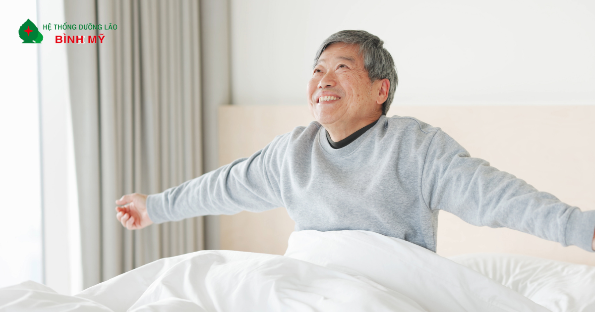 Không gian lý tưởng giúp người cao tuổi dễ vào giấc hơn
