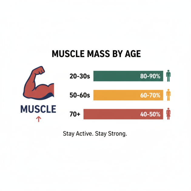 Tình trạng teo cơ ở người già