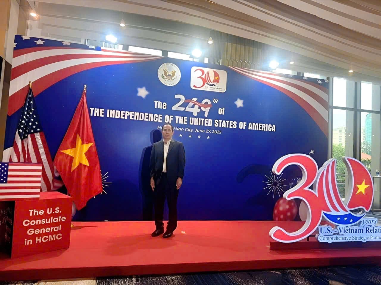 TGĐ Bùi Anh Trung tham gia Kỷ niệm 249 năm ngày độc lập của Hoa Kỳ-1