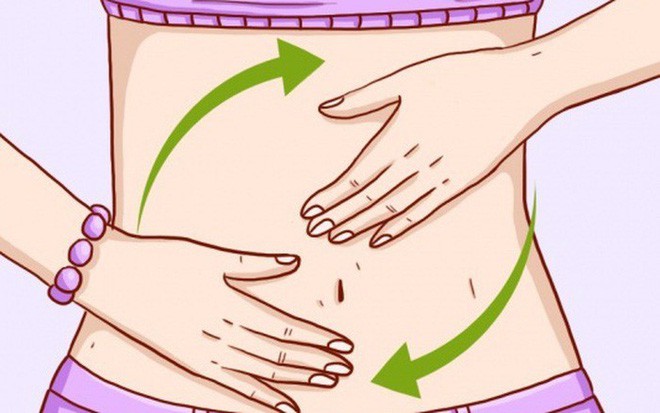 Xoa bụng giảm cảm giác khó chịu sau bữa ăn